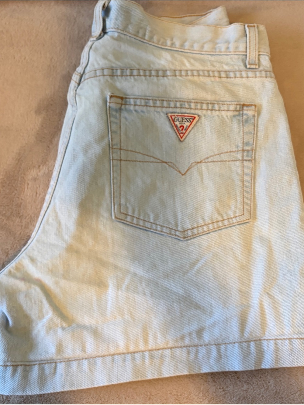 Vintage 90s GUESS high rise jean short